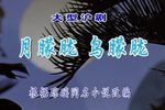 月朦胧 鸟朦胧