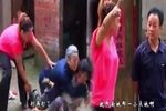 母亲憨儿去要饭
